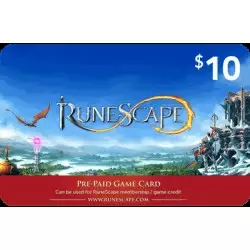 Runescape cards 10 $ - USA