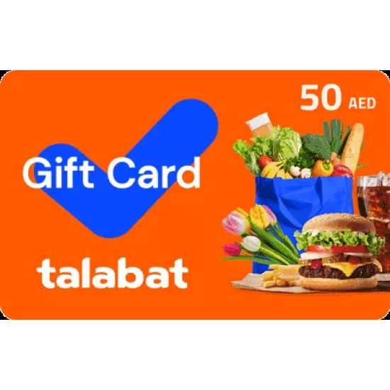 Talabat Gift Card UAE Store AED 50 Talabat Gift Card UAE Store AED 50