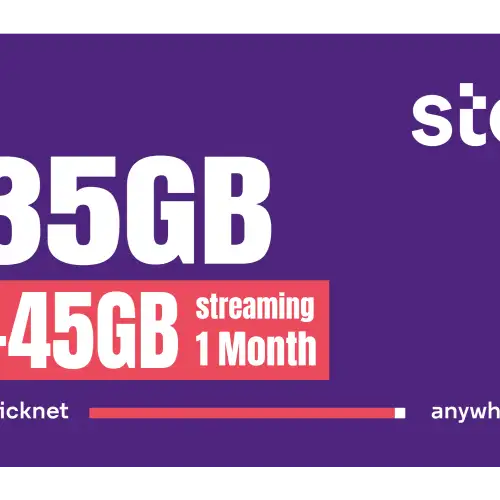QuickNet 35GB+45GB streaming 1 Month
