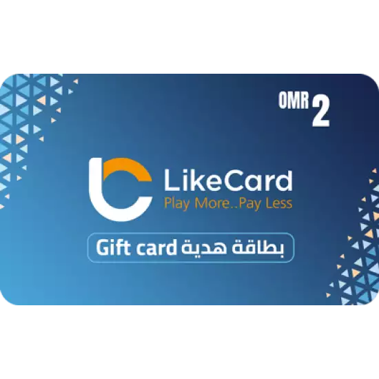 LikeCard Gift Card Oman Store OMR 2