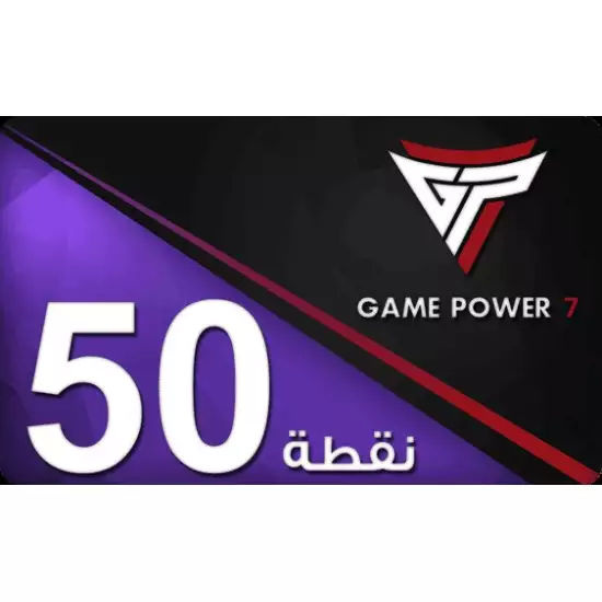 Game Power 7 Gift Card Global Store Points 50