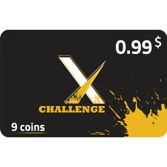 ChallengeX 0.99$ - 9 coins ChallengeX 0.99$ - 9 coins