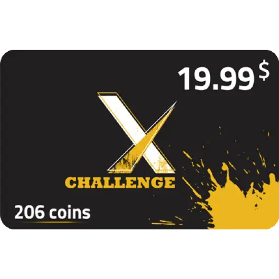 ChallengeX 19.99 $ - 206 coins ChallengeX 19.99 $ - 206 coins