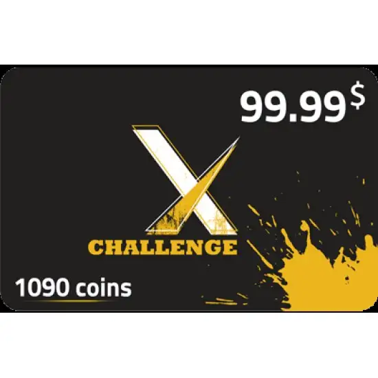 ChallengeX 99.99 $ - 1090 coins ChallengeX 99.99 $ - 1090 coins