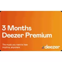 Deezer Premium 3 Month - Global