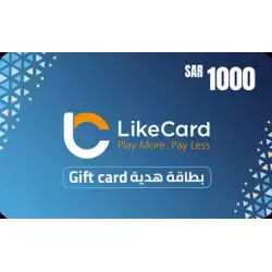 LikeCard Gift Card 1000 SAR (KSA Account)