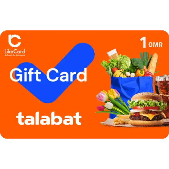 Talabat Gift Card Oman Store OMR 1 Talabat Gift Card Oman Store OMR 1