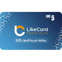 LikeCard Gift Card Qatar Store QAR 5 LikeCard Gift Card Qatar Store QAR 5