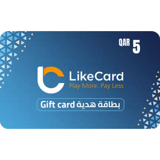LikeCard Gift Card Qatar Store QAR 5 LikeCard Gift Card Qatar Store QAR 5