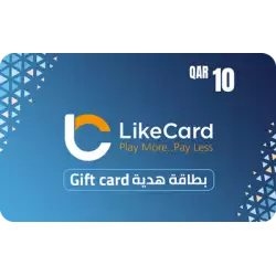 LikeCard Gift Card Qatar Store QAR 10 LikeCard Gift Card Qatar Store QAR 10