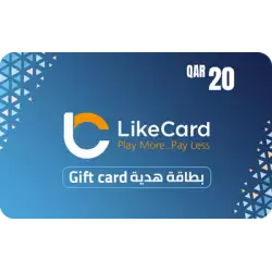 LikeCard Gift Card Qatar Store QAR 20 LikeCard Gift Card Qatar Store QAR 20