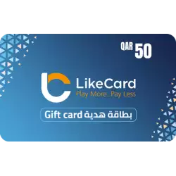LikeCard Gift Card Qatar Store QAR 50 LikeCard Gift Card Qatar Store QAR 50