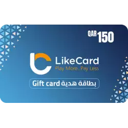 LikeCard Gift Card Qatar Store QAR 150 LikeCard Gift Card Qatar Store QAR 150