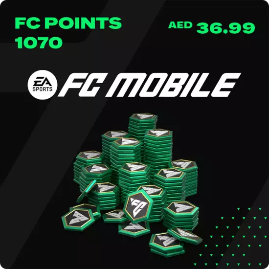 FC Mobile Points Gift Card UAE Store (1070) FC Mobile Points Gift Card UAE Store (1070)