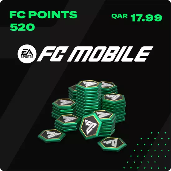 FC Mobile Points Gift Card Qatar Store (520)