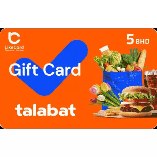 Talabat Gift Card Bahrain Store BHD 5