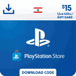 PlayStation Network Gift      Card 15 USD  - PSN Lebanon