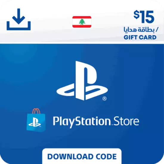 PlayStation Network Gift Card 15 USD - PSN Lebanon PlayStation Network Gift Card 15 USD - PSN Lebanon