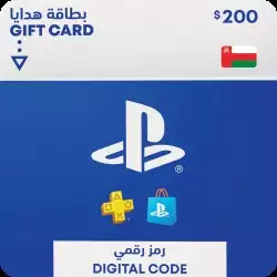 PlayStation Network Gift Card 200 USD  - PSN Oman