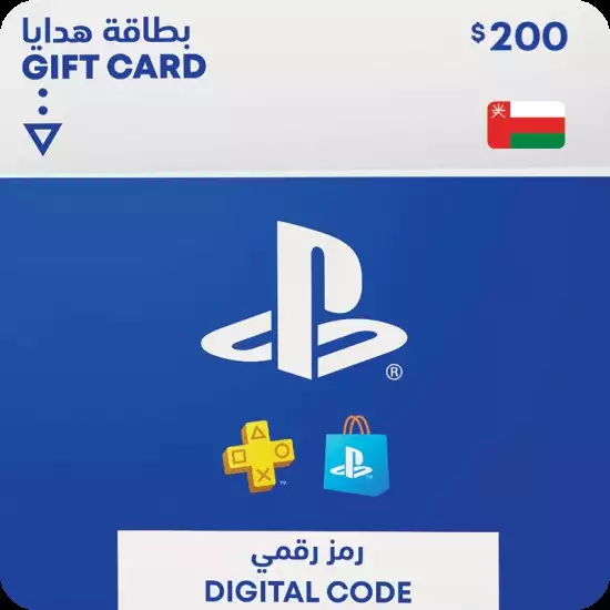 PlayStation Network Gift Card 200 USD - PSN Oman PlayStation Network Gift Card 200 USD - PSN Oman