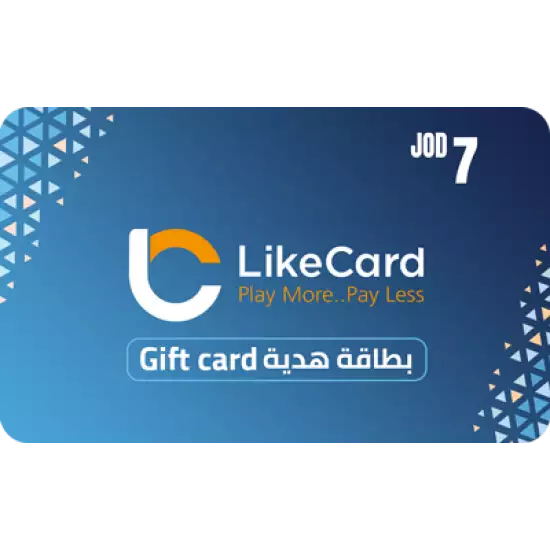 LikeCard Gift Card Jordan Store JOD 7