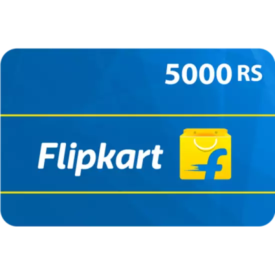 Flipkart 5000 RS - India