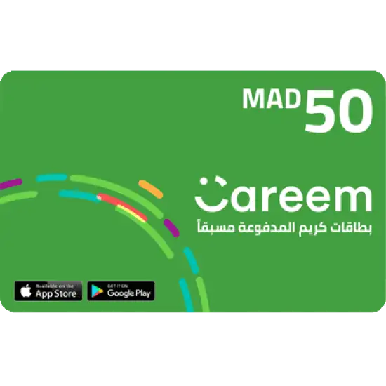 Careem passenger 50 MAD -Morocco Careem passenger 50 MAD -Morocco