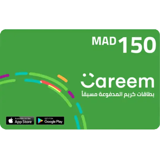 Careem passenger 150 MAD -Morocco Careem passenger 150 MAD -Morocco