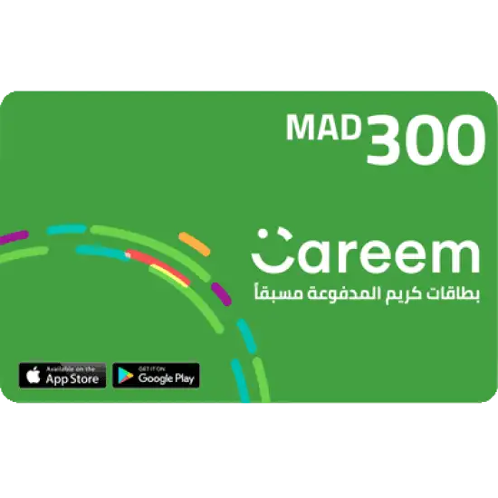 Careem passenger 300 MAD -Morocco