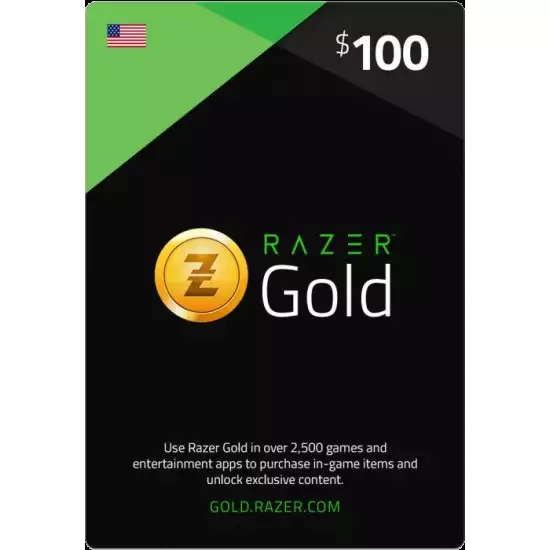 Razer Gold 100$ USA Gift Card Razer Gold 100$ USA Gift Card