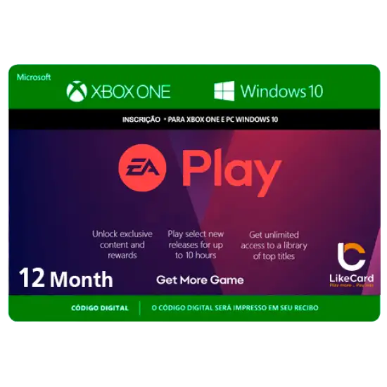 EA Play 12M - XBOX & PC EA Play 12M - XBOX & PC