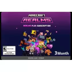 Minecraft Realms plus 3M - BedRock XBOX & PC Minecraft Realms plus 3M - BedRock XBOX & PC