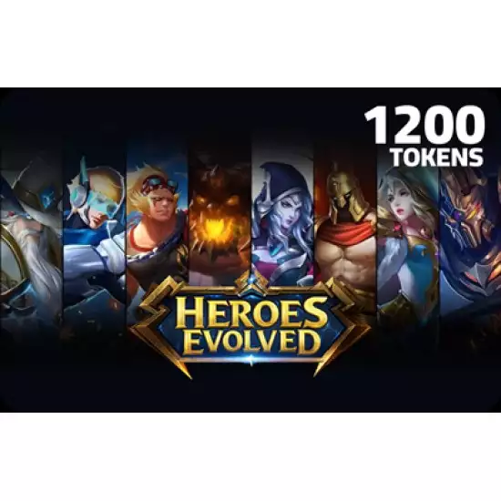 Heroes Evolved - 1200 Tokens Heroes Evolved - 1200 Tokens