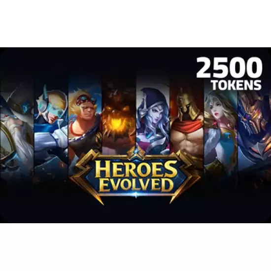 Heroes Evolved - 2500 Tokens Heroes Evolved - 2500 Tokens