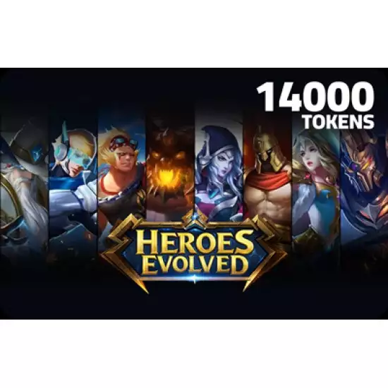 Heroes Evolved - 14000 Tokens Heroes Evolved - 14000 Tokens