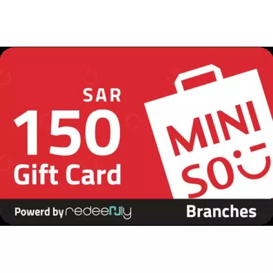 MINISO (Branches) - 150 SAR MINISO (Branches) - 150 SAR