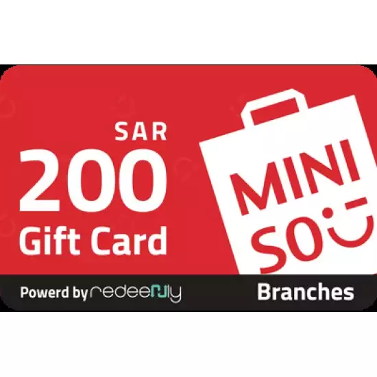 MINISO (Branches) - 200 SAR MINISO (Branches) - 200 SAR
