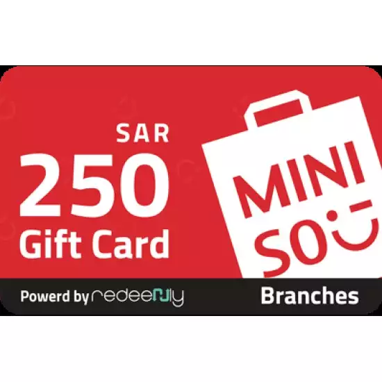 MINISO (Branches) - 250 SAR MINISO (Branches) - 250 SAR
