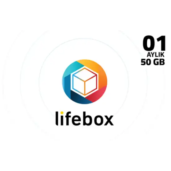 Lifebox 1 Aylık - 50 GB Lifebox 1 Aylık - 50 GB