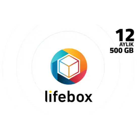 Lifebox 12 Aylık - 500 GB