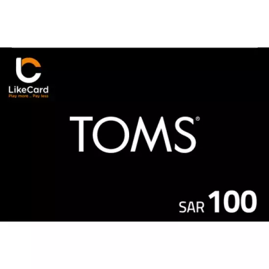 TOMS - 100 SAR TOMS - 100 SAR
