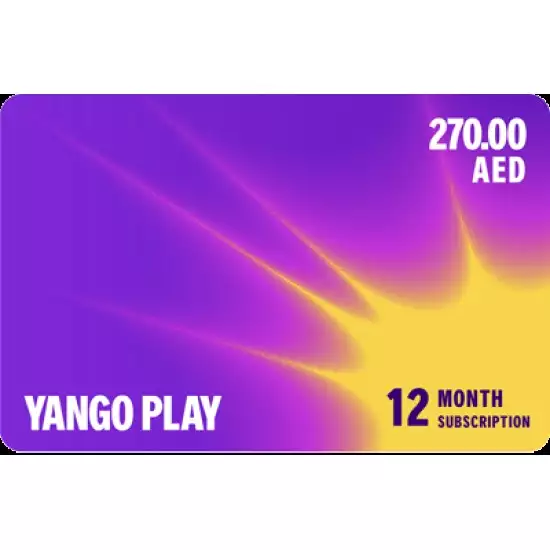 Yango Play Subscription UAE Store 12 Months