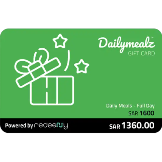 Daily Mealz - 1600 SAR (Full Day)