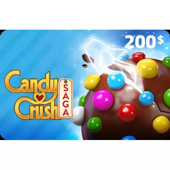 Candy Crush Gift Card USA Store USD 200 Candy Crush Gift Card USA Store USD 200