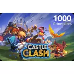 Castle Clash Gift Card Rhinestones 1000