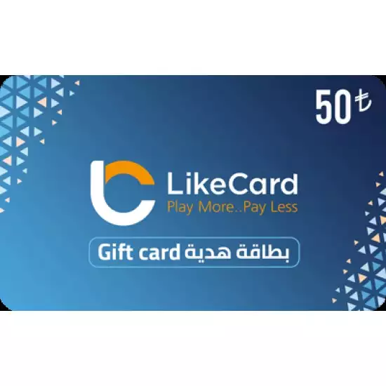 LikeCard Gift Card - 50 TL (Turky Account) LikeCard Gift Card - 50 TL (Turky Account)