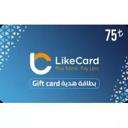 LikeCard Gift Card - 75 TL (Turky Account)