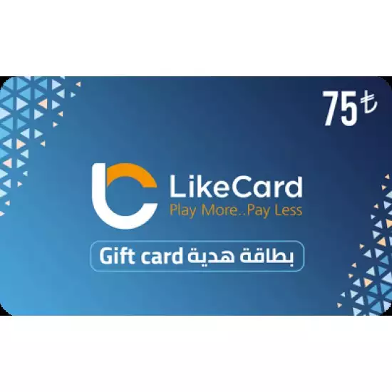 LikeCard Gift Card - 75 TL (Turky Account) LikeCard Gift Card - 75 TL (Turky Account)