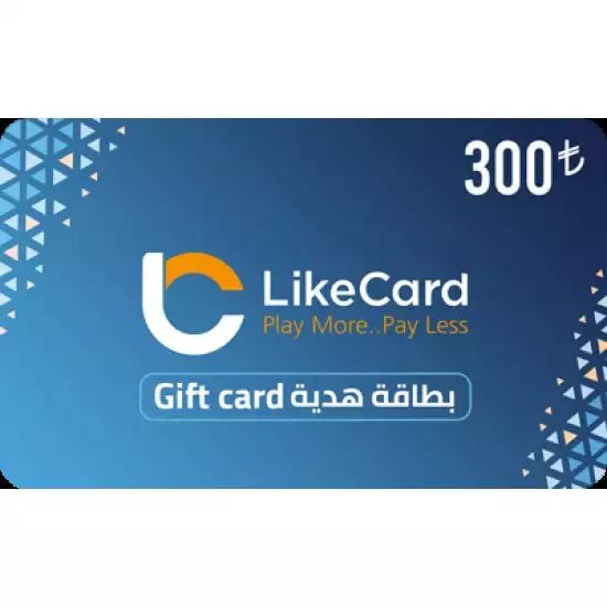 LikeCard Gift Card - 300 TL (Turky Account) LikeCard Gift Card - 300 TL (Turky Account)