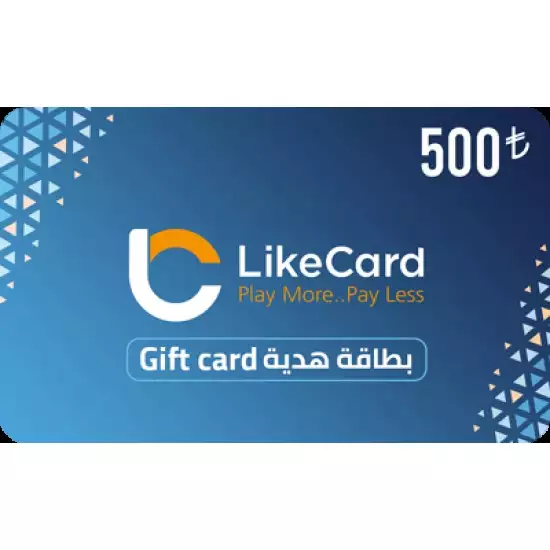 LikeCard Gift Card - 500 TL (Turky Account) LikeCard Gift Card - 500 TL (Turky Account)